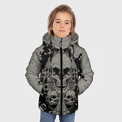 Куртка зимняя для мальчика Skulls, цвет: 3D-красный — фото 2