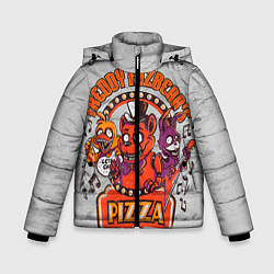 Куртка зимняя для мальчика Freddy Pizza, цвет: 3D-черный