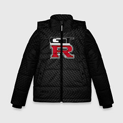 Куртка зимняя для мальчика Nissan GTR, цвет: 3D-черный