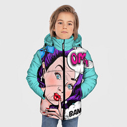 Куртка зимняя для мальчика PO ART, цвет: 3D-красный — фото 2