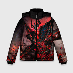 Куртка зимняя для мальчика Shadow Fiend, цвет: 3D-светло-серый