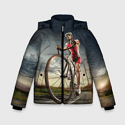 Зимняя куртка для мальчика Велогонщик
