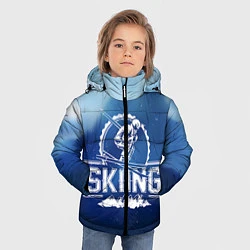Куртка зимняя для мальчика Лыжный спорт, цвет: 3D-черный — фото 2
