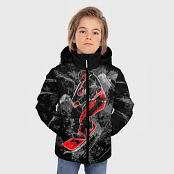 Куртка зимняя для мальчика Сноубордист, цвет: 3D-светло-серый — фото 2