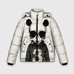 Зимняя куртка для мальчика Скелет панды