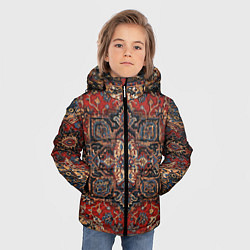 Куртка зимняя для мальчика Модный ковер, цвет: 3D-светло-серый — фото 2