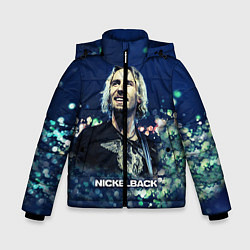 Куртка зимняя для мальчика Nickelback: Chad Kroeger, цвет: 3D-светло-серый