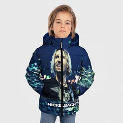 Куртка зимняя для мальчика Nickelback: Chad Kroeger, цвет: 3D-черный — фото 2