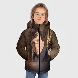 Куртка зимняя для мальчика Бенедикт Камбербэтч 1, цвет: 3D-черный — фото 2