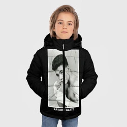Куртка зимняя для мальчика Arturo Gatti: Photo, цвет: 3D-светло-серый — фото 2