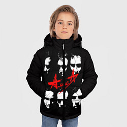 Куртка зимняя для мальчика Группа АлисА, цвет: 3D-черный — фото 2