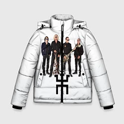 Куртка зимняя для мальчика Группа Пикник, цвет: 3D-черный
