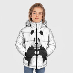 Куртка зимняя для мальчика Panda Love, цвет: 3D-светло-серый — фото 2