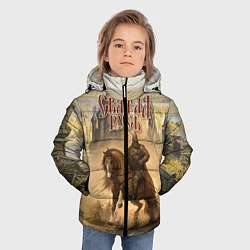Куртка зимняя для мальчика Святая русь, цвет: 3D-черный — фото 2