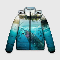 Зимняя куртка для мальчика Рыбалка на спиннинг