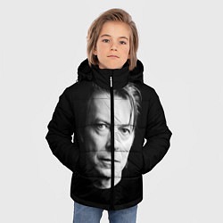 Куртка зимняя для мальчика David Bowie: Black Face, цвет: 3D-красный — фото 2