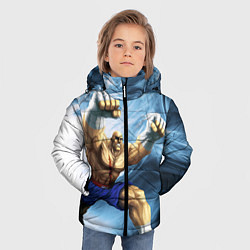 Куртка зимняя для мальчика Muay Thai Rage, цвет: 3D-светло-серый — фото 2