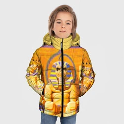 Куртка зимняя для мальчика Iron Maiden: Pharaon, цвет: 3D-черный — фото 2