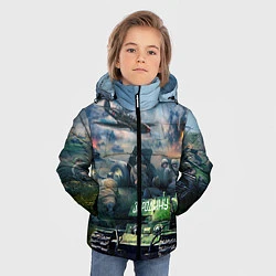 Куртка зимняя для мальчика За родину, цвет: 3D-красный — фото 2