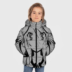 Куртка зимняя для мальчика No Game No Life, цвет: 3D-светло-серый — фото 2