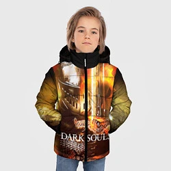 Куртка зимняя для мальчика Dark Souls War, цвет: 3D-черный — фото 2