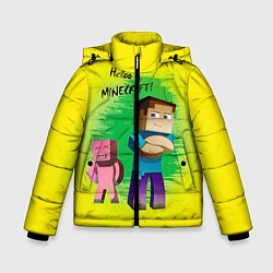 Зимняя куртка для мальчика Hello Minecraft