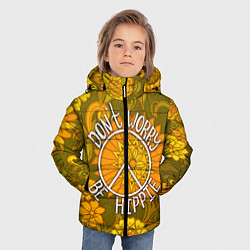 Куртка зимняя для мальчика Хиппи 4 цвета 3D-черный — фото 2
