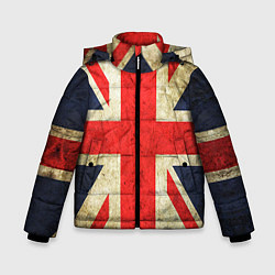 Куртка зимняя для мальчика Великобритания, цвет: 3D-черный