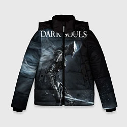 Куртка зимняя для мальчика Dark Souls, цвет: 3D-черный