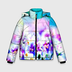 Зимняя куртка для мальчика Цветочное поле