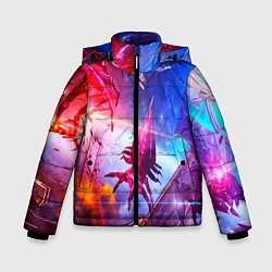 Куртка зимняя для мальчика Mass effect, цвет: 3D-черный