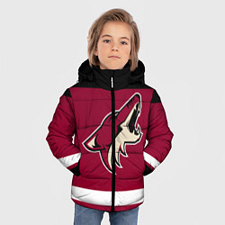 Куртка зимняя для мальчика Arizona Coyotes, цвет: 3D-светло-серый — фото 2