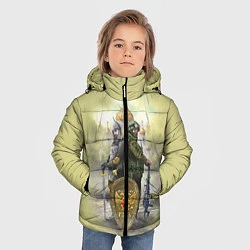 Куртка зимняя для мальчика Имперская русь, цвет: 3D-черный — фото 2