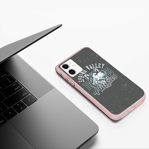 Чехол iPhone 11 матовый Team t-shirt 5 / 3D-Светло-розовый – фото 3