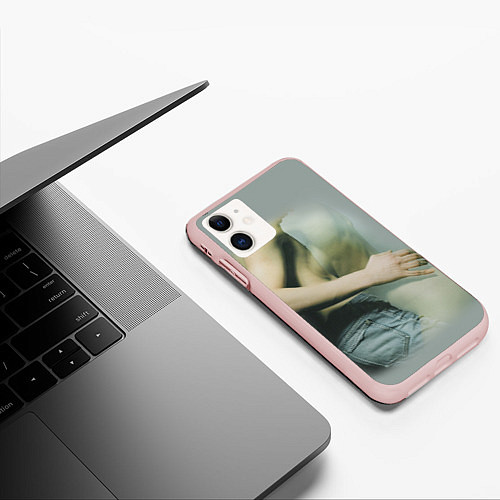 Чехол iPhone 11 матовый Placebo Body / 3D-Светло-розовый – фото 3