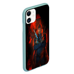 Чехол iPhone 11 матовый Wild Guns цвета 3D-мятный — фото 2