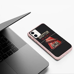 Чехол iPhone 11 матовый Led Zeppelin: Mothership, цвет: 3D-светло-розовый — фото 2