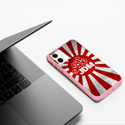 Чехол iPhone 11 матовый JDM Eat Sleep цвета 3D-баблгам — фото 2