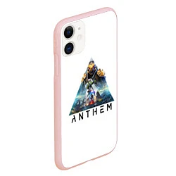 Чехол iPhone 11 матовый ANTHEM Planet, цвет: 3D-светло-розовый — фото 2