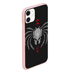 Чехол iPhone 11 матовый Predator Spider, цвет: 3D-светло-розовый — фото 2