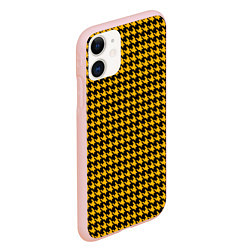 Чехол iPhone 11 матовый Off-White: Yellow Fashion, цвет: 3D-светло-розовый — фото 2