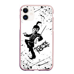 Чехол iPhone 11 матовый My Chemical Romance, цвет: 3D-светло-розовый