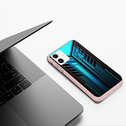 Чехол iPhone 11 матовый Rainbow Six Siege, цвет: 3D-светло-розовый — фото 2
