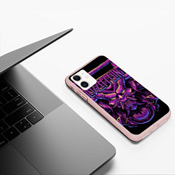 Чехол iPhone 11 матовый Led Zeppelin, цвет: 3D-светло-розовый — фото 2