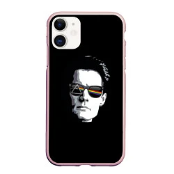 Чехол iPhone 11 матовый Twin Peaks, цвет: 3D-светло-розовый