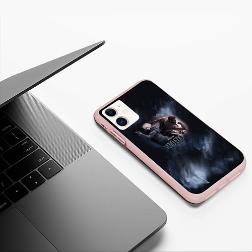 Чехол iPhone 11 матовый Void Edge / 3D-Светло-розовый – фото 3