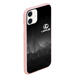 Чехол iPhone 11 матовый LEXUS, цвет: 3D-светло-розовый — фото 2