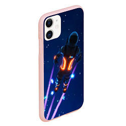 Чехол iPhone 11 матовый Dark Voyager, цвет: 3D-светло-розовый — фото 2