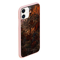 Чехол iPhone 11 матовый Фэнтази битва Z, цвет: 3D-светло-розовый — фото 2