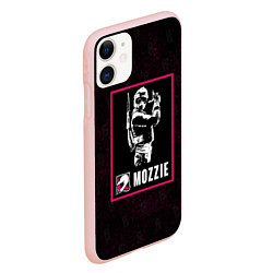 Чехол iPhone 11 матовый Mozzie, цвет: 3D-светло-розовый — фото 2